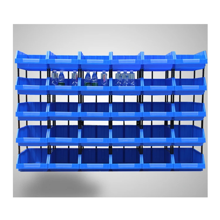Spares Parts Boxes Stackable Warehouse Bin Container clear Plastic Warehouse Storage Bins