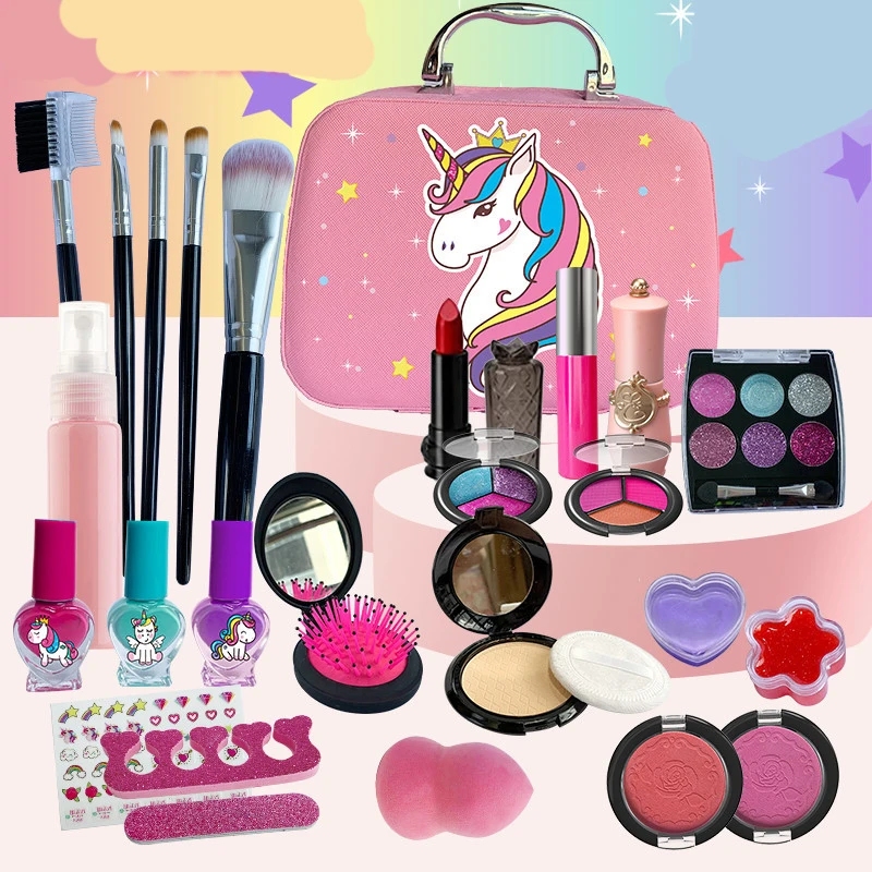 Children's Cosmetics Makeup Toy Girls' Full Set Gift