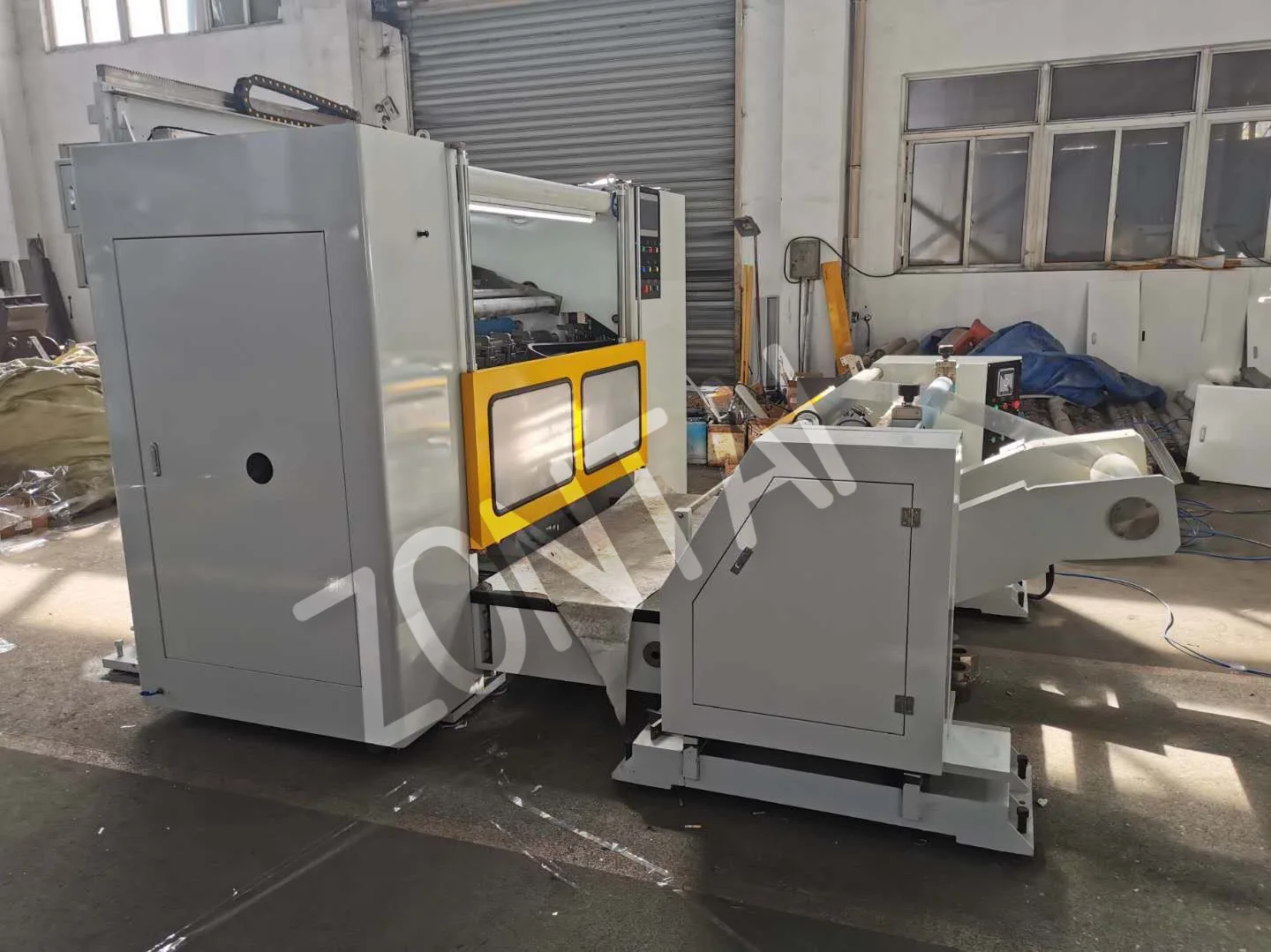 ZONTAI Slitting and Rewinding Machine for Aluminum Foil Automatic High Productivity Hot Product 2019 4 Shafts Shaftless Auto Loader CE