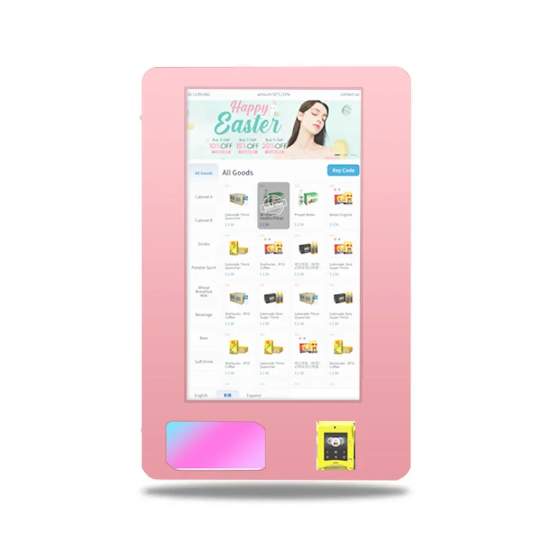 Popular Vendor Machine Wall Mounted Tabletop Countertop Smart Vending Machine for /Drink/Food/Snack/small Mini  Vending Machine