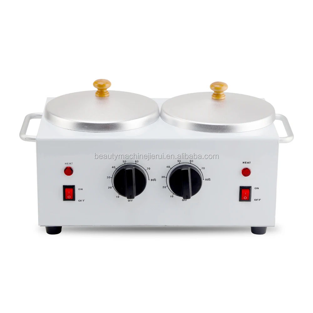 Wax Heater Adjustable Temperature 500CC Double Pot Wax Warmer Heater for Professional Wax Heater Hair Removal