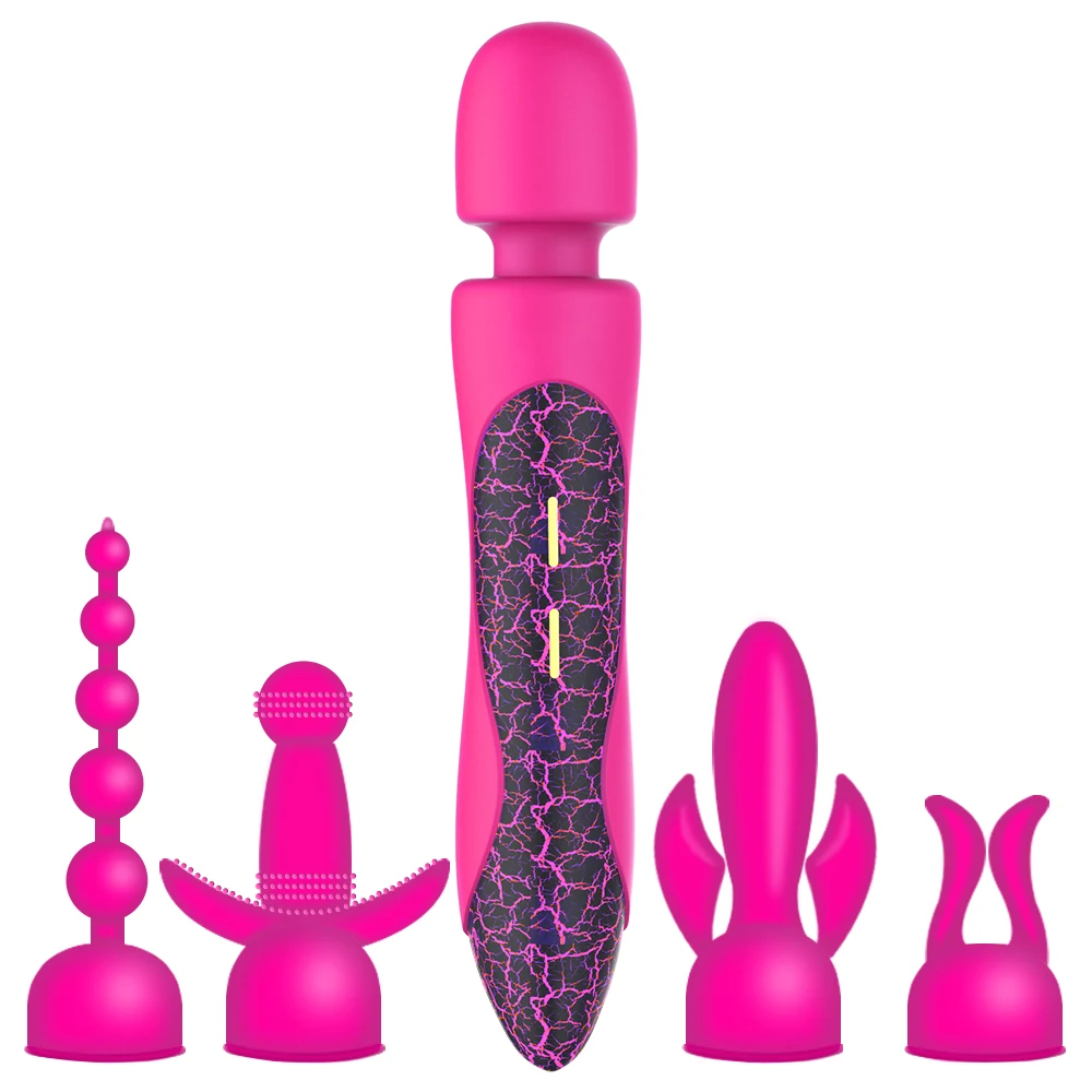 New Arrival 10 Speed Inductive Touch LED Magic Vibrator Massager Wand Sex Av Vibrator Adult Sex Toys Woman Vibrator
