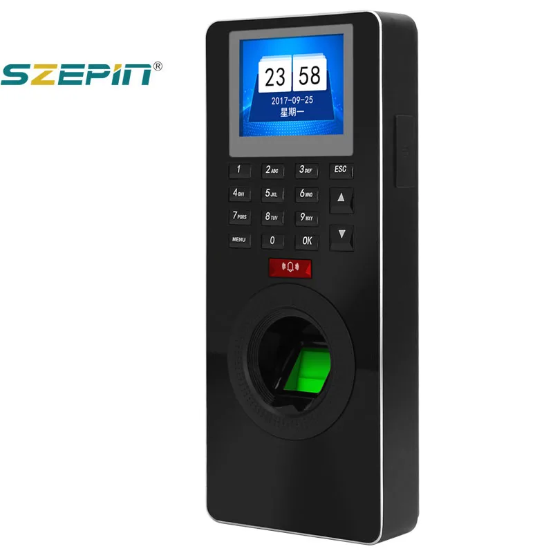 Linux Employee Clock Recorder Biometric Fingerprint Time Attendance and Access Control Device Fingerprint Time Recording Machine