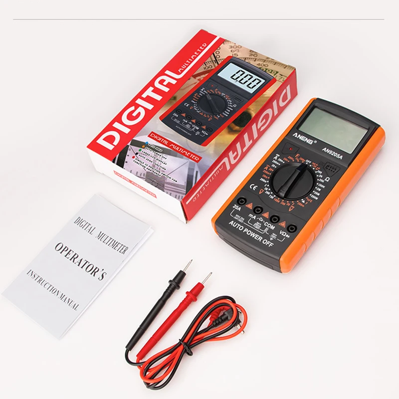 Best High Quality Digital Diode Triode Buzzer AC DC Test Meter Multimeter