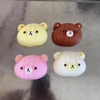 Testa di orso lavorata a maglia colorata [Casuale