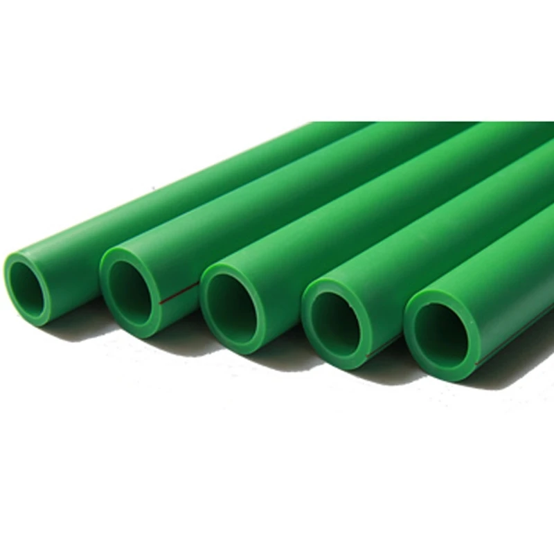 ISO/DIN 8077/8088 standard PN 16 white/green hot and cold water PPR pipe for building construction 2