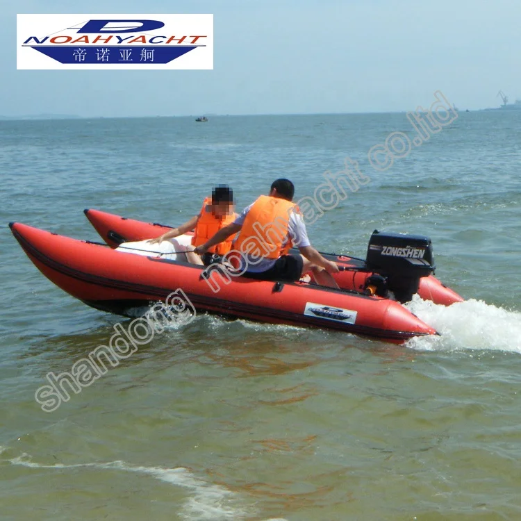 high speed inflatable catamaran