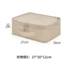 Khaki travel clothing bag S
