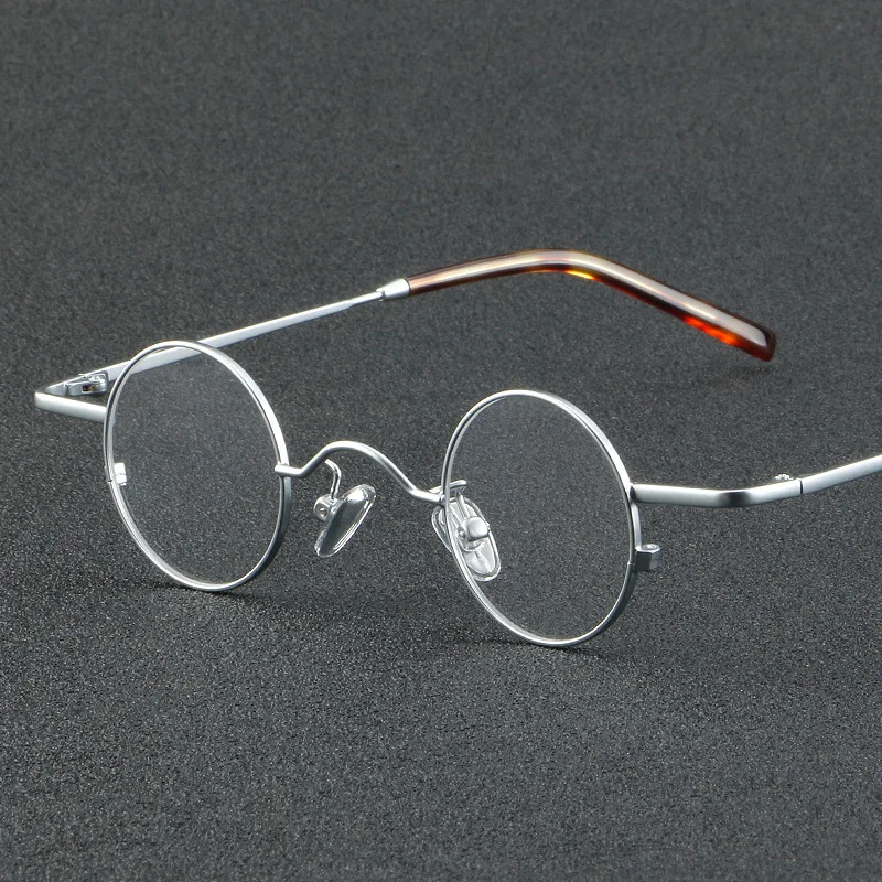 Vintage Circle Frame Pure Titanium Eyeglasses