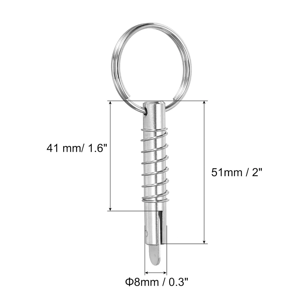 316 Stainless Steel Quick Release Ball Lock Pin for High Precision and Durable Applications