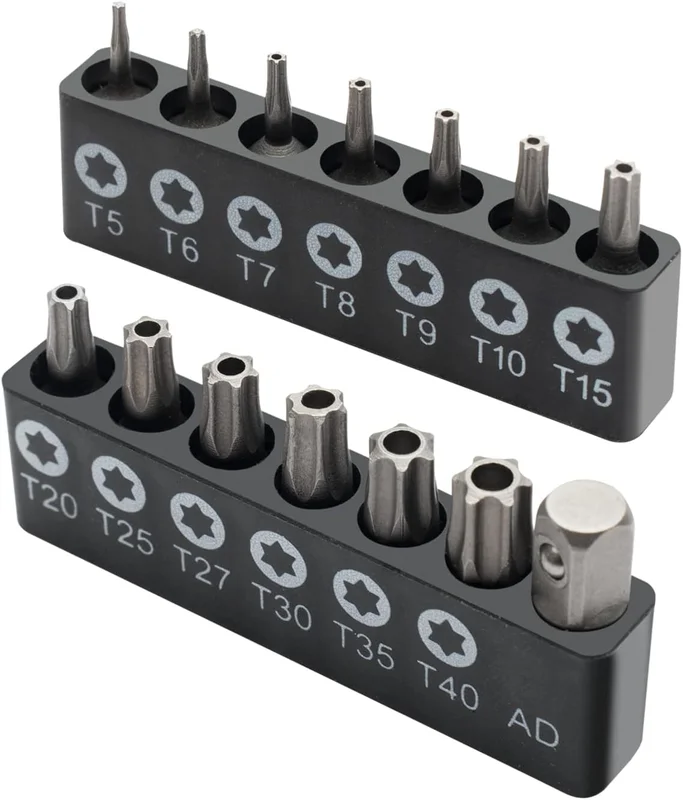 MOYOTEC Direct Factory S2 25mm Single Point Magnetic Torx T6 T10 T20 T30 T40 Impact Screwdriver Bits