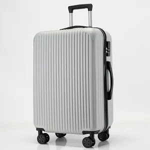 custom logo Luggage Rolling Suitcase 20-inch/24-inch/28-Inch Three-Piece Set Neoprene Password Lock Anti-Drop Durable