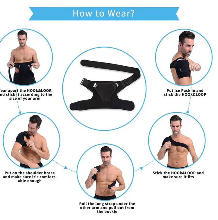 Adjustable Posture Corrector Back Shoulder Support Brace Belt For Men