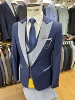 Azul marino/Gris