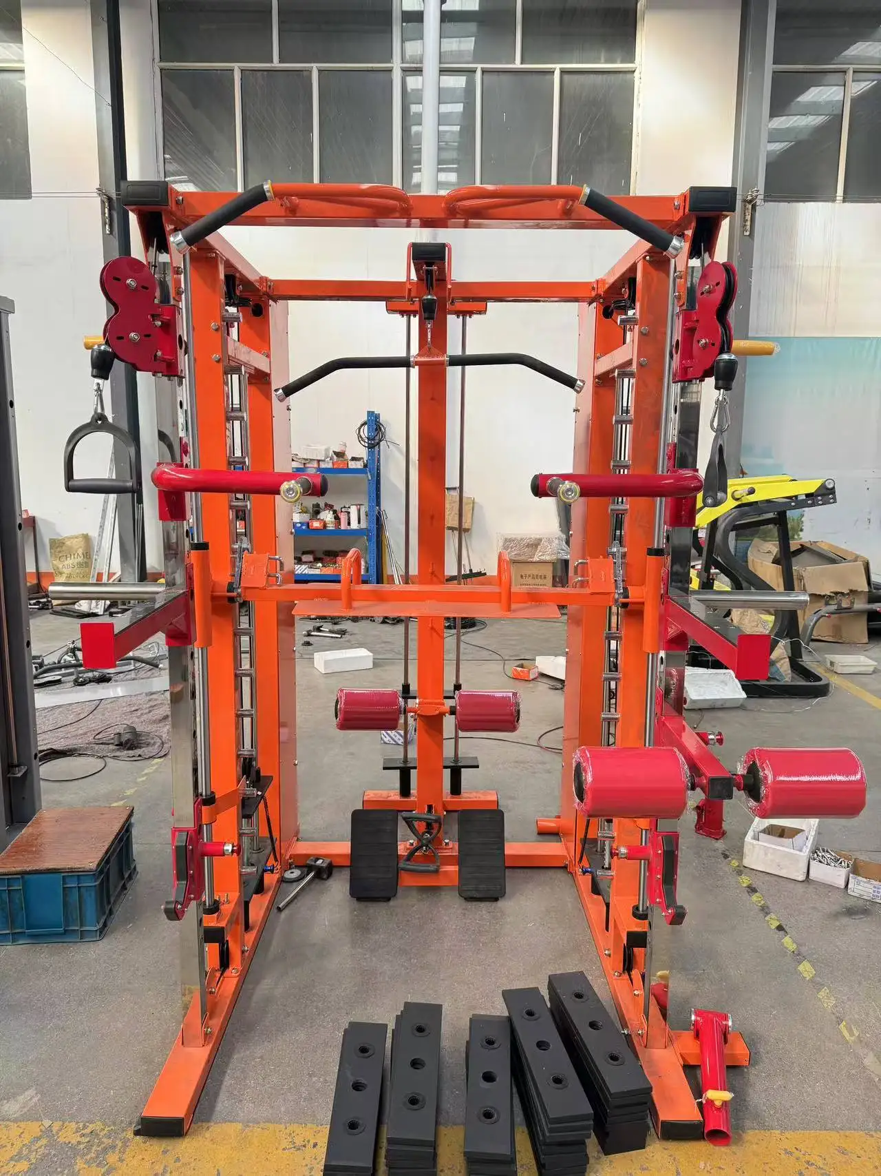 スミスマシン　パワーラック NO.1スミスマシンS122スクワットラック/ケーブルクロスオーバー