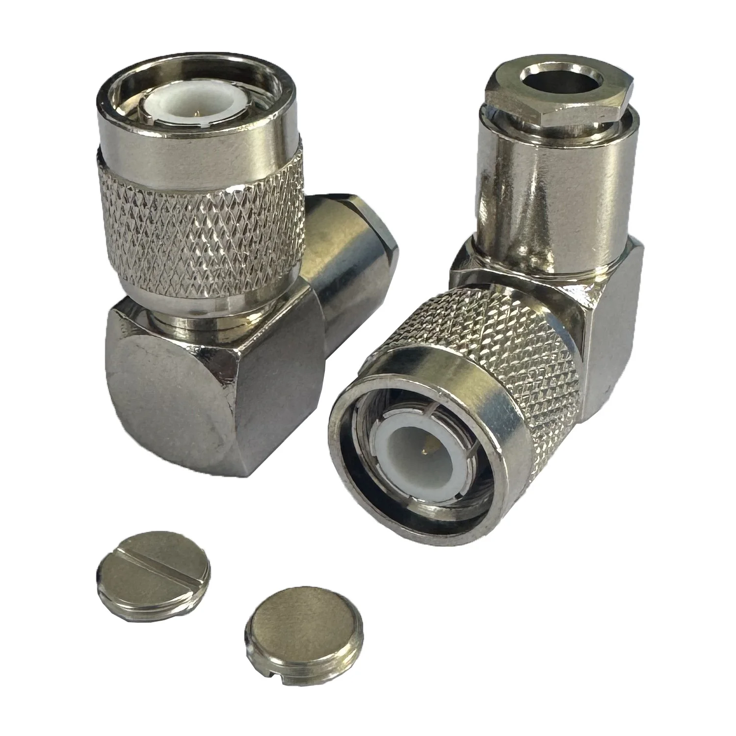product brass nickel plating tnc jw3 connector rf tnc bent male connector for rg58 cable-3