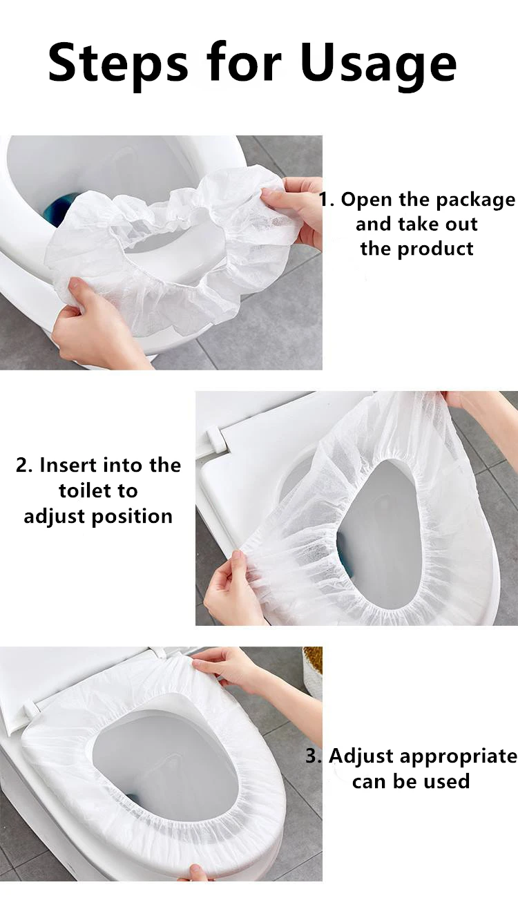 Oem Travel Portable 100% Non Woven Disposable Paper/pp Toilet Seat ...