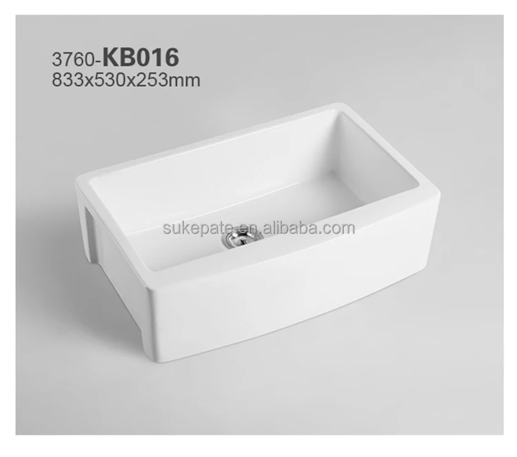 Kichae 24-Zoll Bauernhausspüle Aus Edelstahl – 61 Cm Einzelbecken Mit Kurzer Schürze, 16 Gauge | Spülmaße: 84 X 51 X 23 Cm | Inkl. Abtropfgestell & Sieb