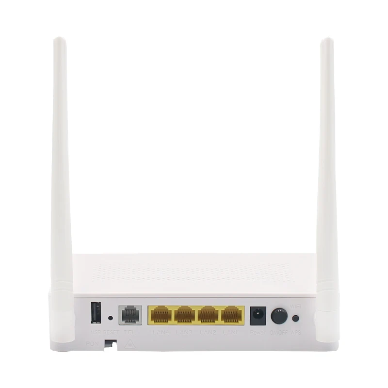 Single band onu xpon wifi router ftth fiber optic equipment 1GE+3FE+WIFI+1POTS compatible for epon gpon olt