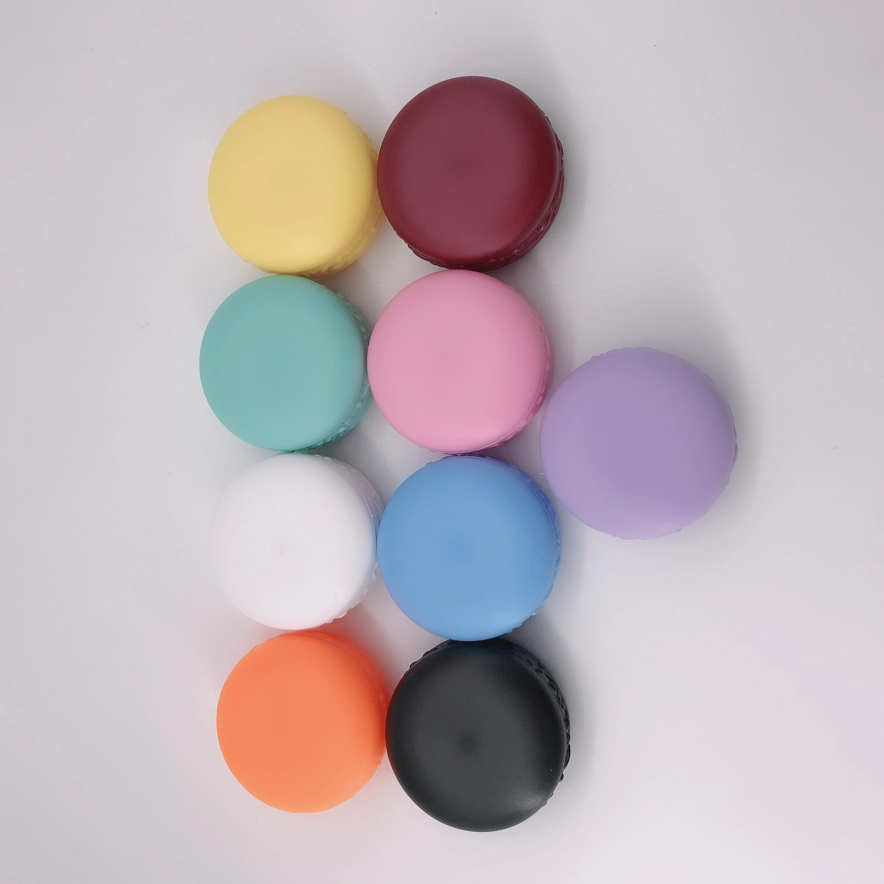 product 5ml 10ml macaron colorful cute cosmetic container 10g lip balm jar plastic macaron eye cream jar-28