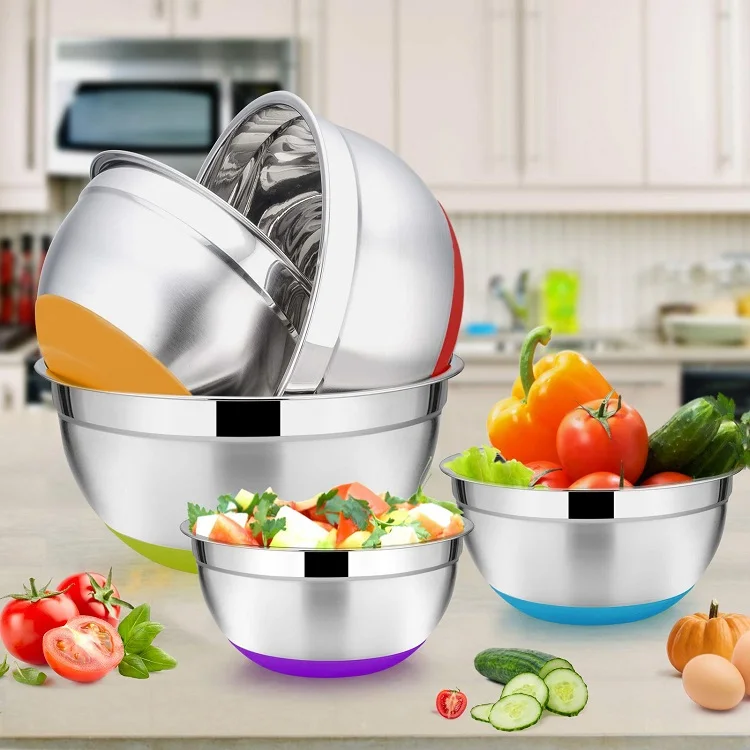 Factory Directly Multipurpose Mixing Bowl Customized Stainless Steel