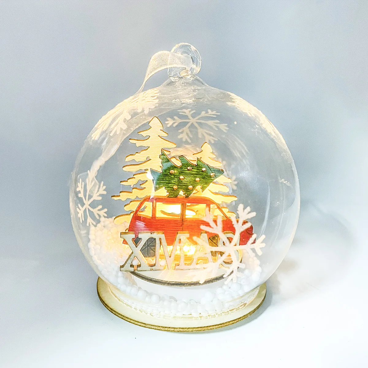 Xmas ornaments glass blown ball christmas tree hanging glass balls home decor ornaments for christmas living room decoration