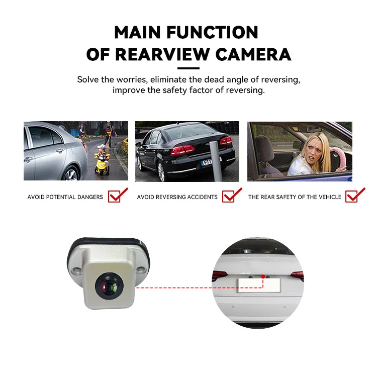 WEMAER Factory Wholesale Metal HD Truck Side Cameras 1080P 360 Panorama Camera Night Vision Car Camera for Truck Bus supplier