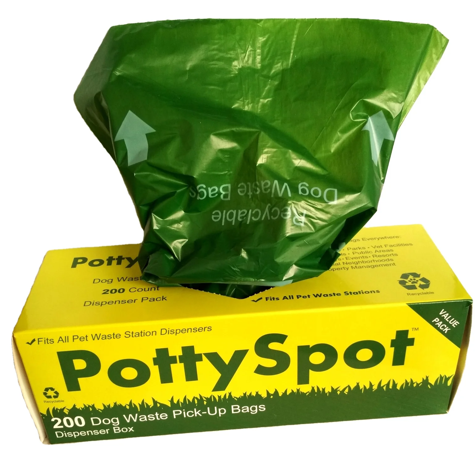 2023 New Dpi Biodegradable Polyester 1000 Pet Dog Waste Disposal Poop Bags Black