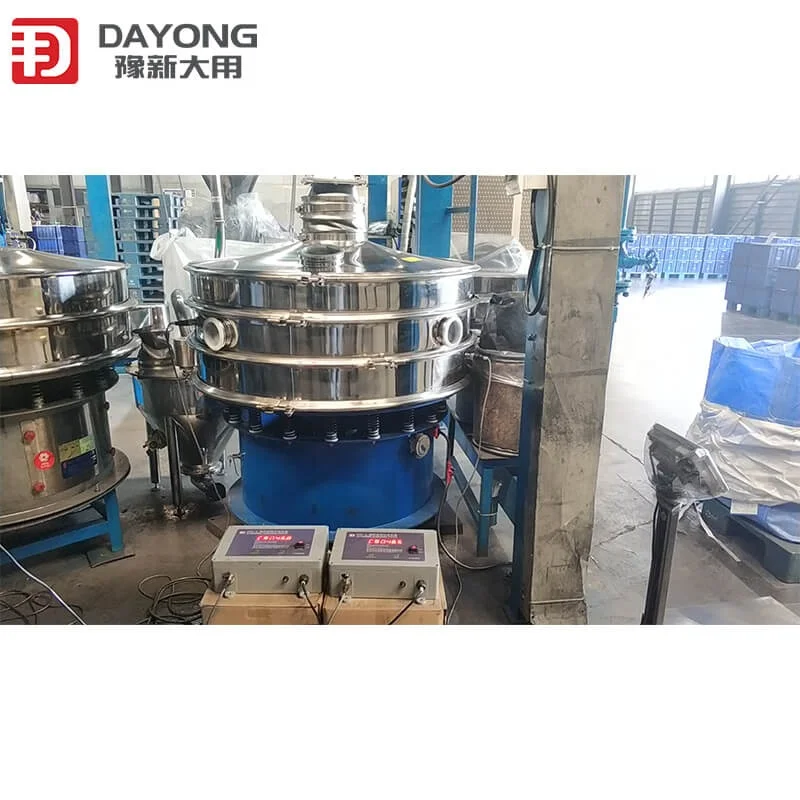Customized Rotary Ultrasonic Vibrating Screen for Agar
