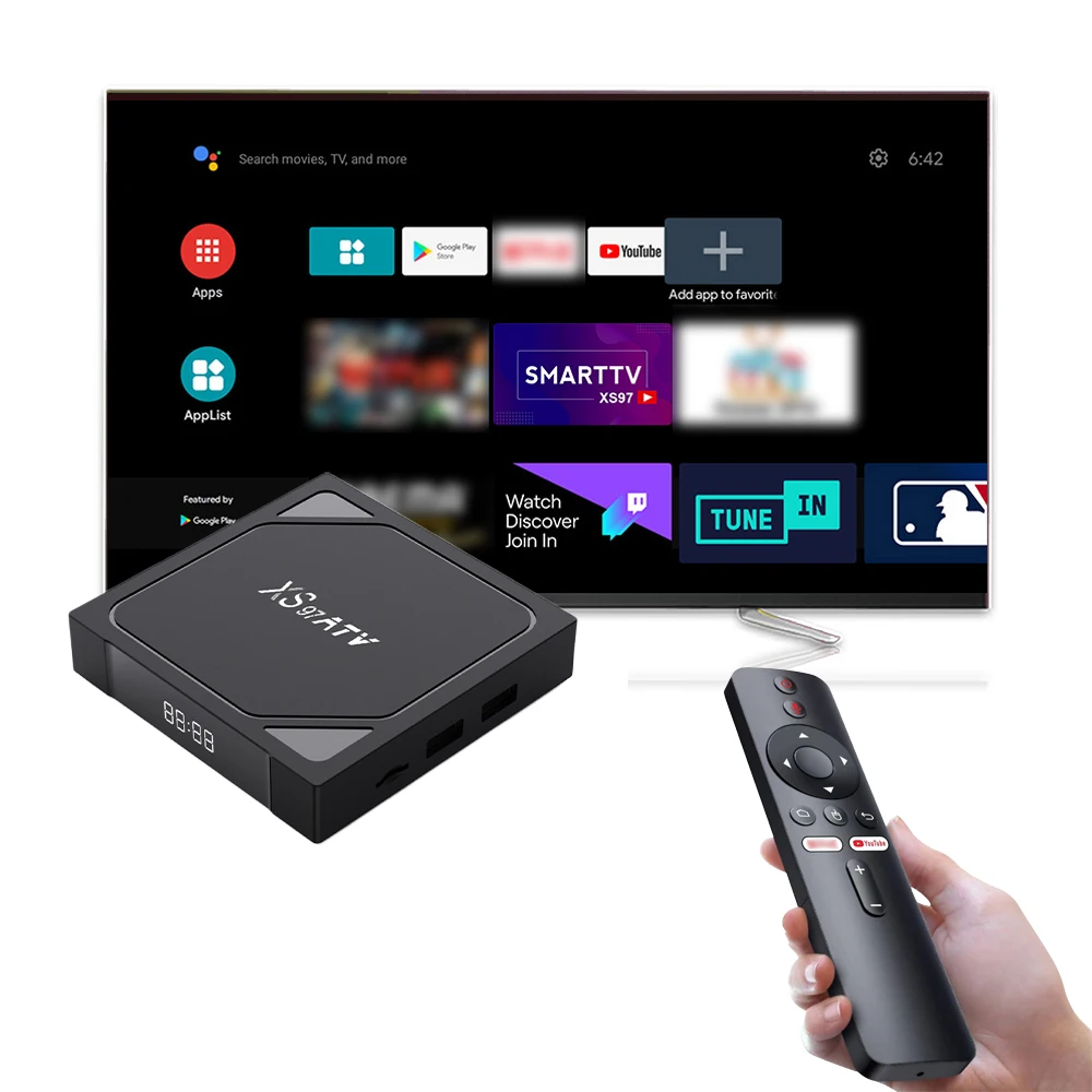 XS97 ATV Android TV Box - Android 10 with 2.4G 5G WIFI BT
