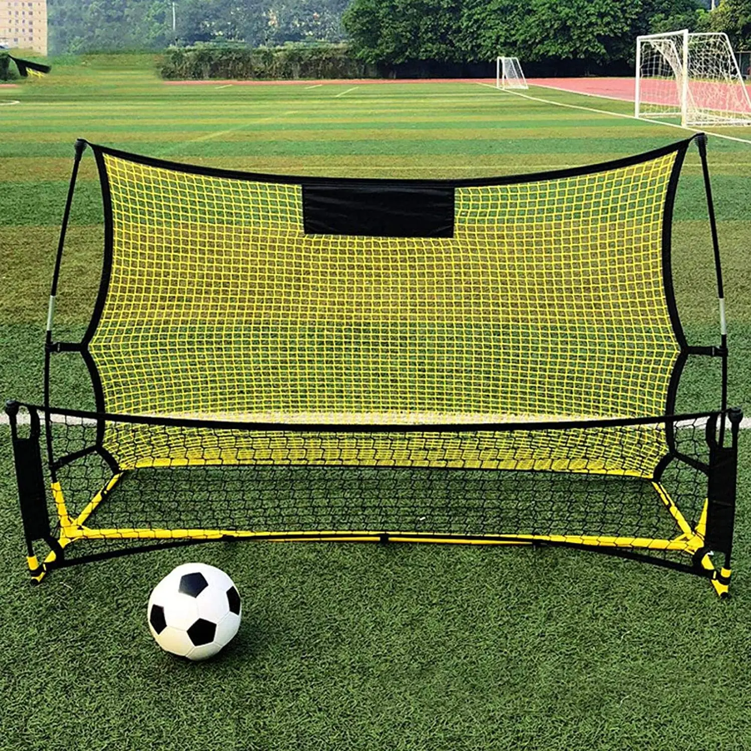 Rn05a Cheap Price Adjustable Pitch Back Portable Backstop Goal Target ...