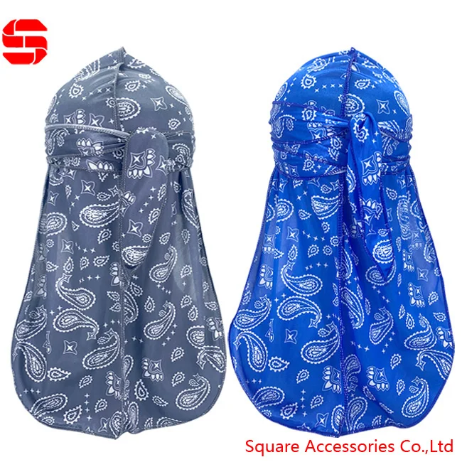 Wholesale Stylish Inspired Silky Durags Premium 360 Waves Men Satin