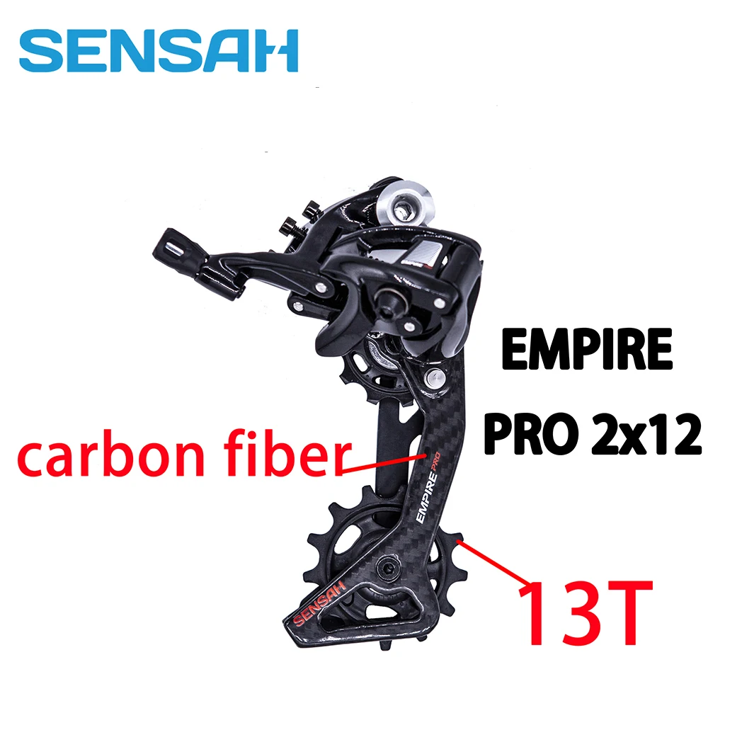 SENSAH EMPIRE PRO 12速カーボン製リアディレイラー 自転車部品