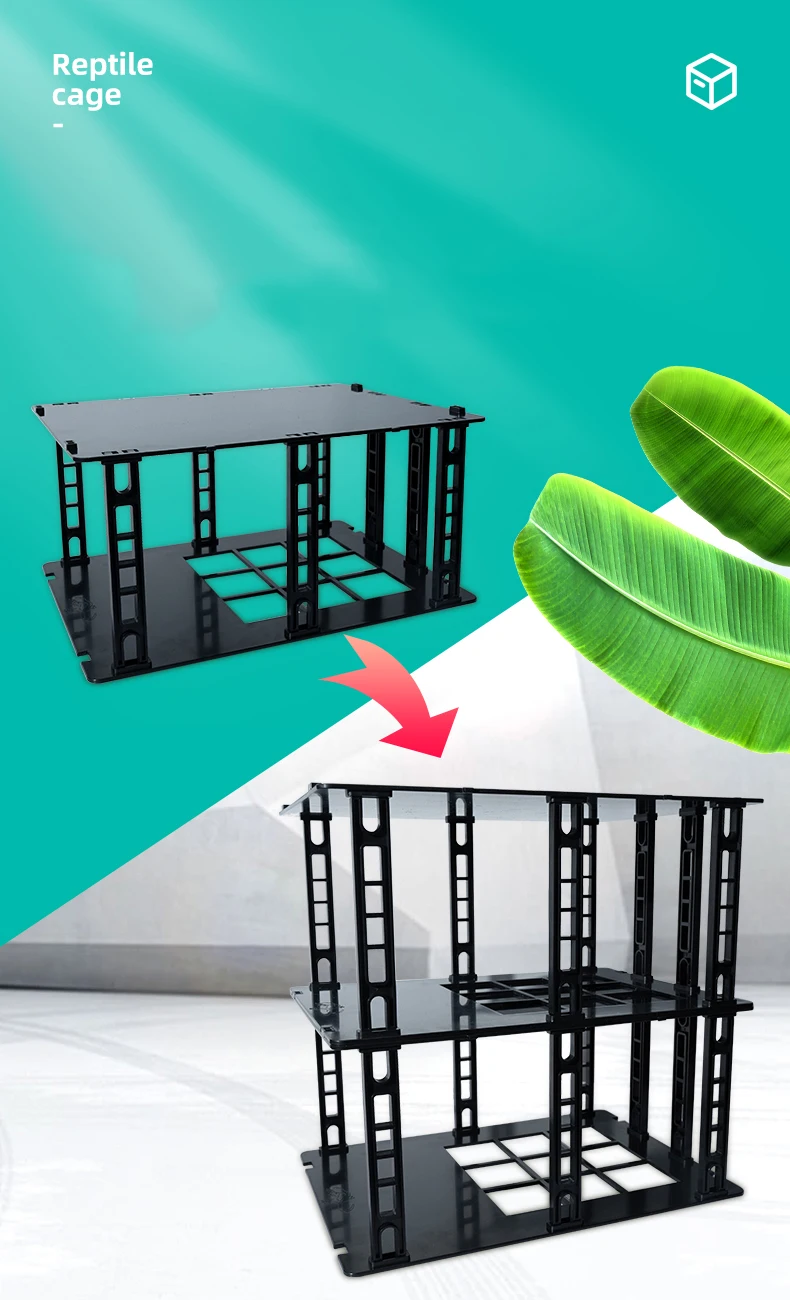 Flat Packed Reptile Snake Rack - Durable & Sustainable