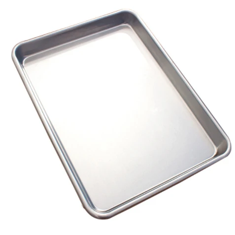 铝制商业级曲奇饼牌矩形碟盘bpa免费菜肴烤盘餐具烤箱