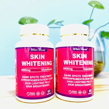 Alibaba.com: Winston 60 Capsules Skin Whitening Pills, 8000mg Glutathione  for Hyperpigmentation Care: Access diverse packaging options and a reliable  supply chain for your business needs.