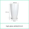 21inch high gloss white