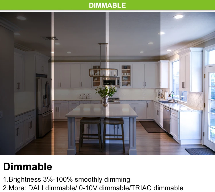 
Утопленный корпус из алюминиевого сплава в новом стиле холодный белый 130 мм 30 Вт 36 Вт 40 Вт с фиксированным кольцом 36D светодиодный светильник 