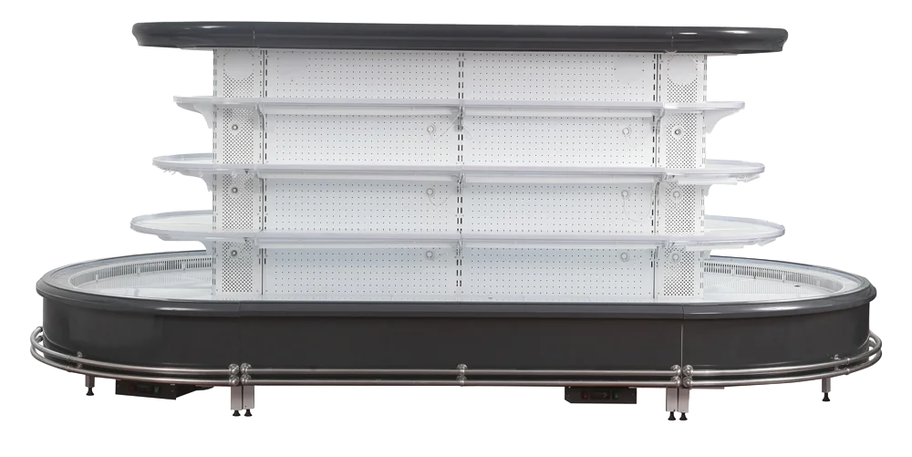 Холодильник для супермаркета остров холодильник фруктов овощей дисплей витрина ежедневного