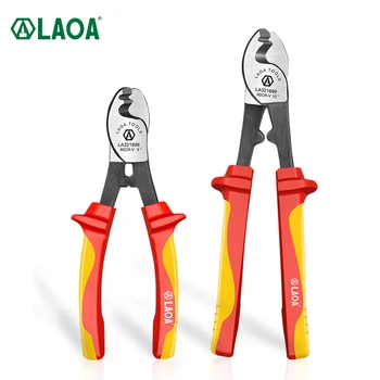 LAOA Insulated Cable Scissors Protection Against Electric Shock Wire Stripper Tool Cable Scissors Manual Tool