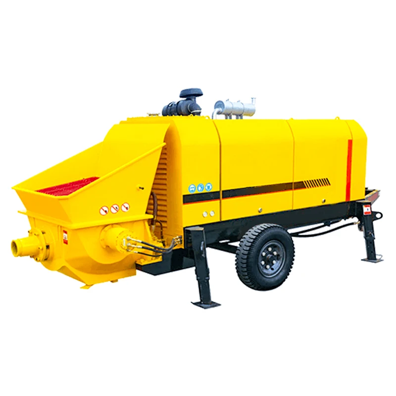 Remote Control Toy Mobile Small Concrete Mixer Pump Inclined Concrete Transfer Pump for Sale in Philippines