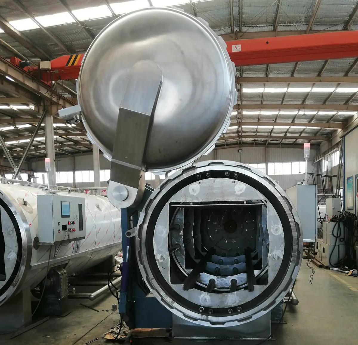 CST High Pressure Beans Autoclave Rotary Autoclave Steralization ...