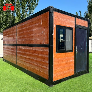 Customizable 20ft Foldable Container House Flat Pack Steel and Sandwich Panel for Office or Shop Worker Accommodation