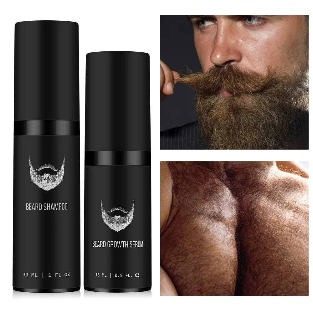 Premium OEM Beard Care Soften Strengthen Beard Oil Set Beard Growth Kit for Men