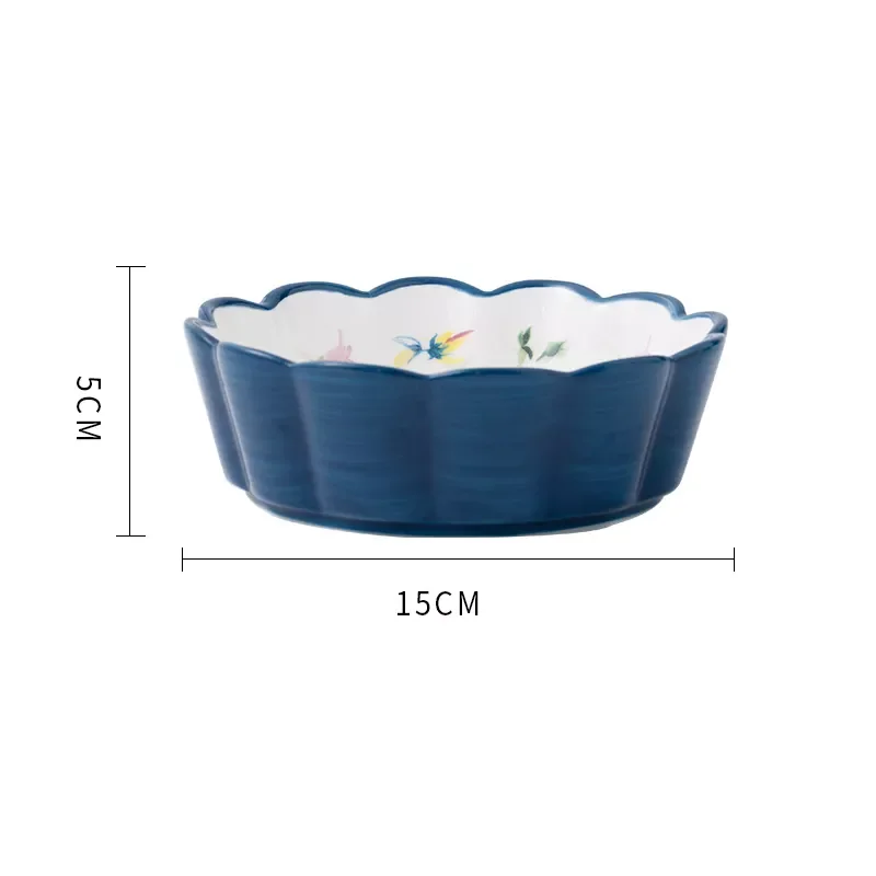 Nordic Ceramic Bakeware Baking Dishes Pie Pan Cake Baking Pan Trays Microwave Oven Safe Custom Logo manufacture