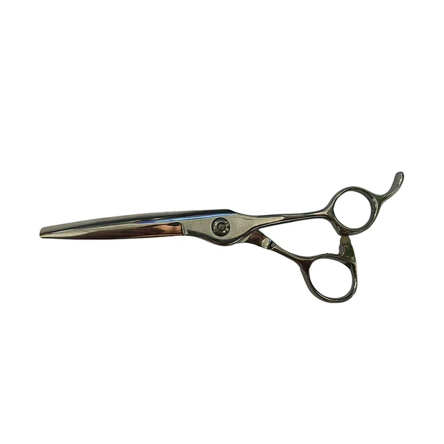 Premium Quality 6.2 Inch Silver Flat Scissors Beauty Barber Straight Blade Stainless Steel Scissors