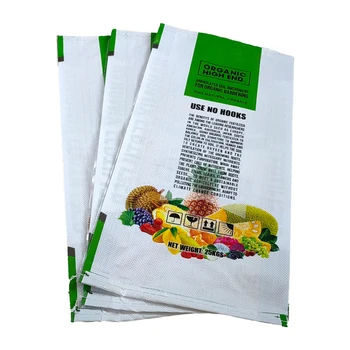 Wholesale Custom Printing Logo PP Woven Bag packaging 20kg/25kg organic fertilizer bags Fertilizer Packaging Bag