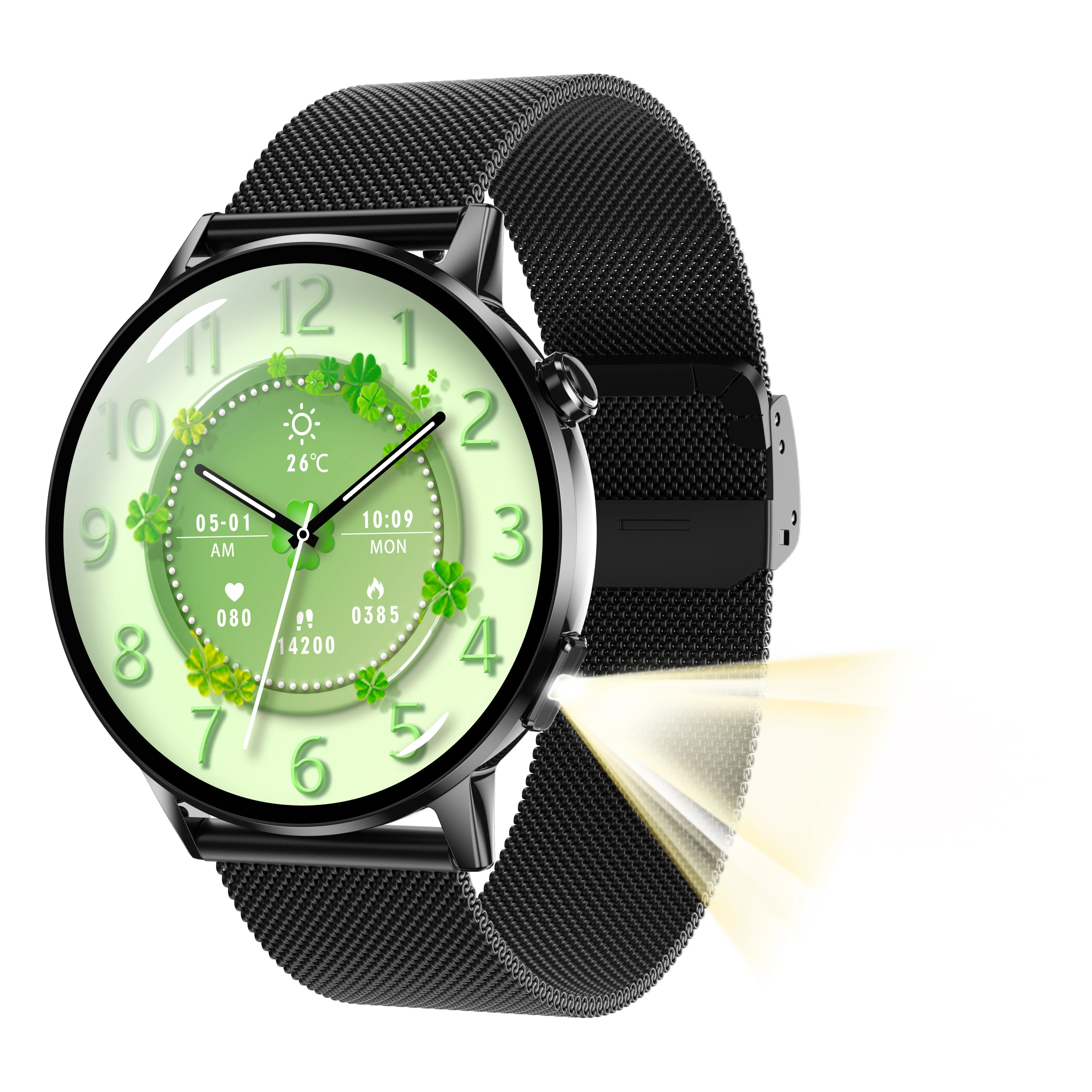 2025 Full Touch Display Smart Watch for Men and Women Fashion Fitness Tracker with Heart Rate and Sleep Monitor