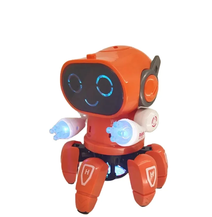 2024 Intelligent Toy Smart Robot Humanoid Electric Walking  Kids Boy Gift Dance Mini Walking Toy Robot With Lights