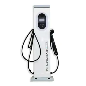 Intelligent Outdoor Type 12GBT Dual Terminal 44KW AC Floor Mounted Electric Vehicle Charger